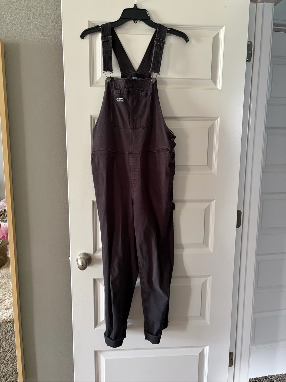 Wildfang Black/Charcoal Overalls Medium